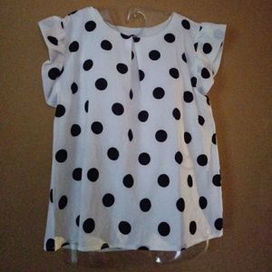 Polka dot top